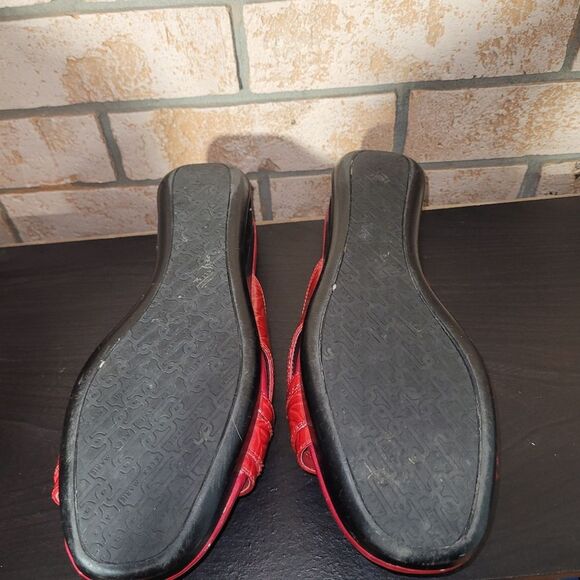 Alex Marie Women's Red Patent Leather Mules, Size 8 - Picture 5 of 5